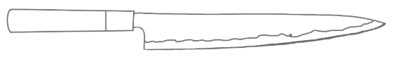 Knife shape guide