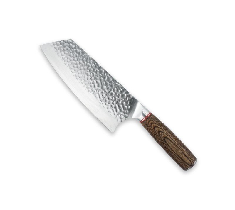 HS4030 Damascus Steel Blade+wood Handle 11 pcs set