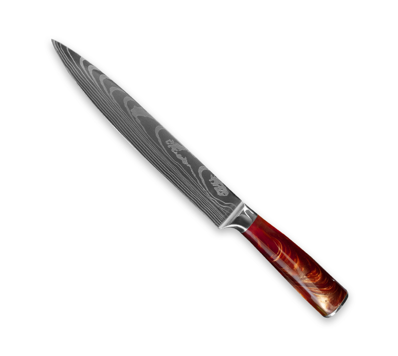 HS1062 Damascus Steel Blade+Resin Handle HS1062