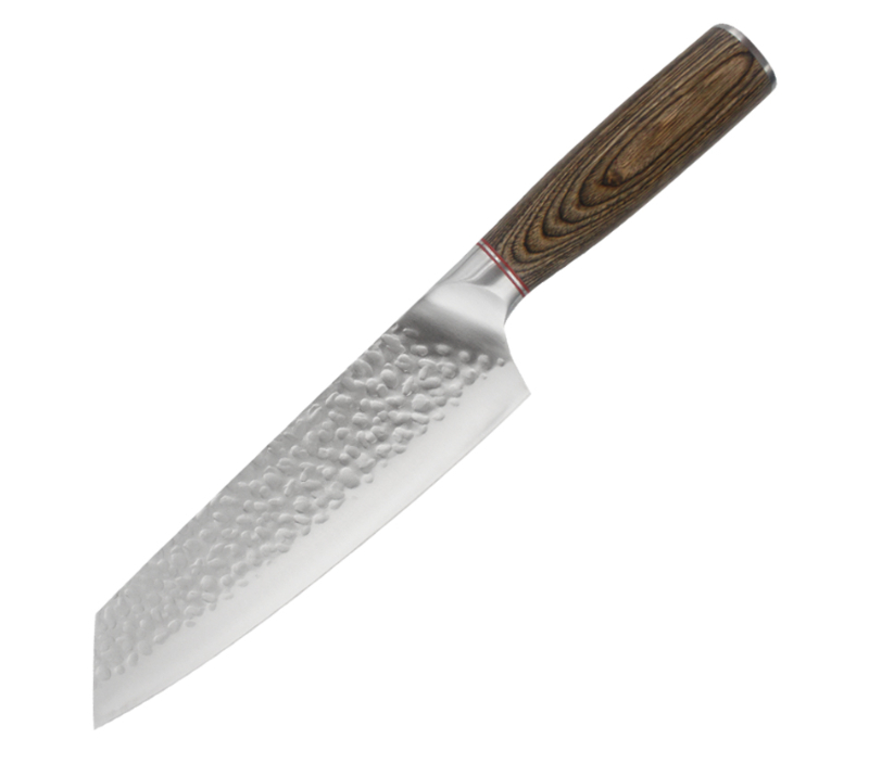 HS4030 Damascus Steel Blade+wood Handle 11 pcs set