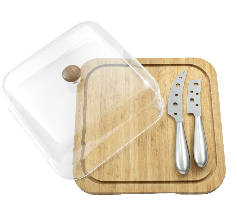 2 pcs Stainless Steel Cheese Knife Set