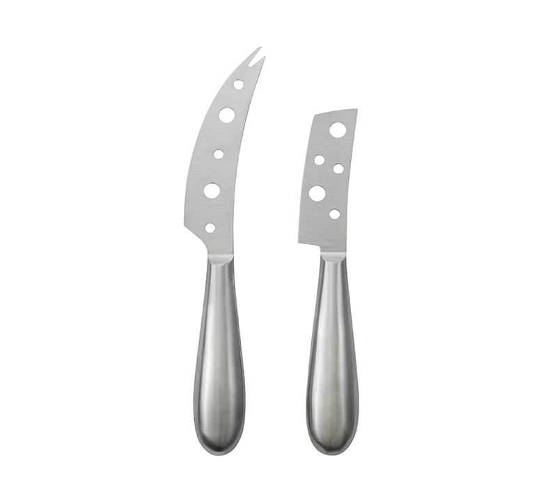 2 pcs Stainless Steel Cheese Knife Set