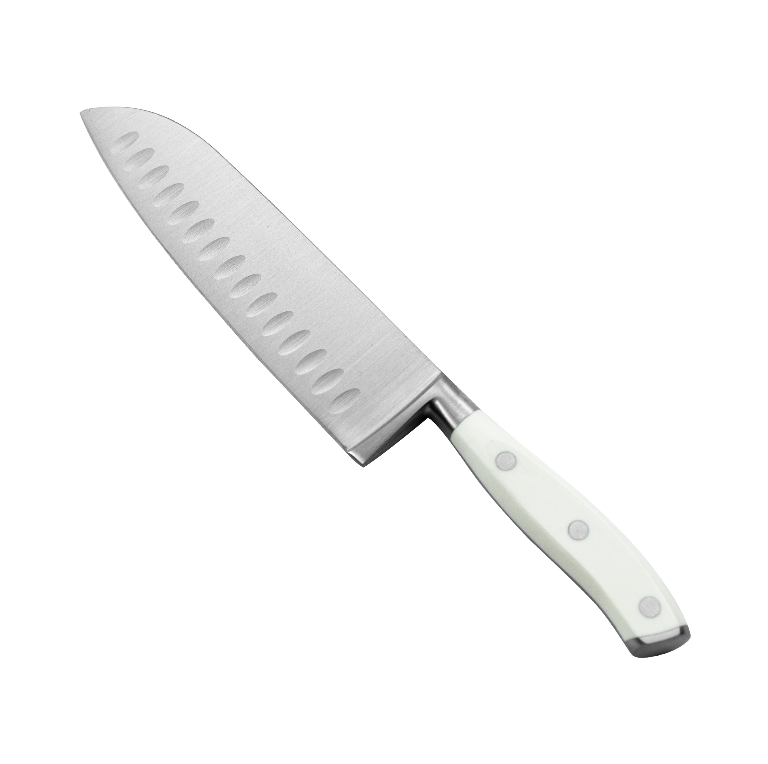 HS3039 6 pcs Hot selling Forged ABS Double-steel head handle kitchen knife set with wood knife stand