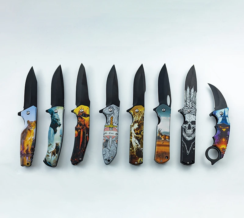 TPK50 Cartoon Pattern  Folding Knife &ndash; Portable Outdoor Multi-Tool