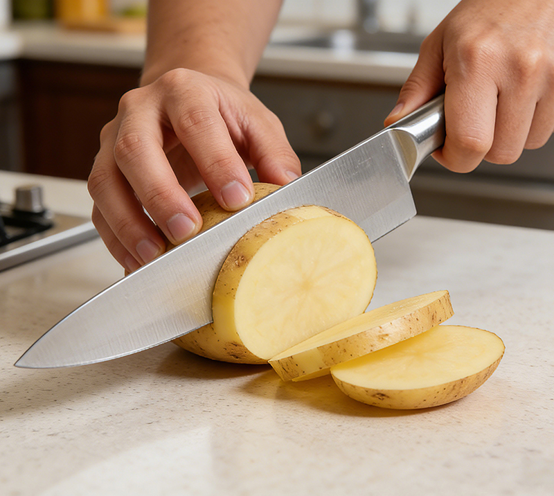 HS2010 9-Piece Stainless steel Kitchen Knife Set with hollow Handle