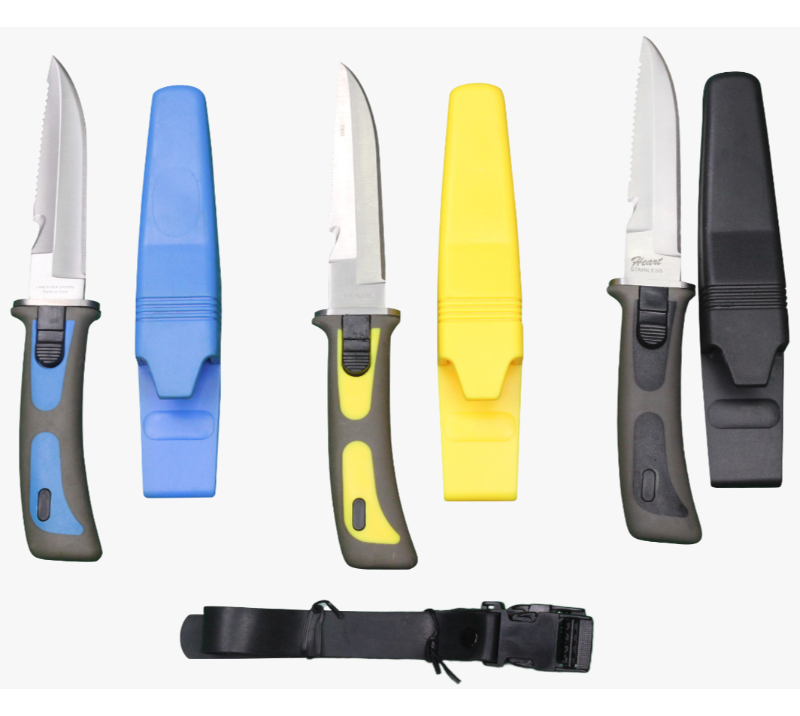FK6 3PCS Stainless Steel Fishing Knives Set for Outdoor Camping & Kitchen