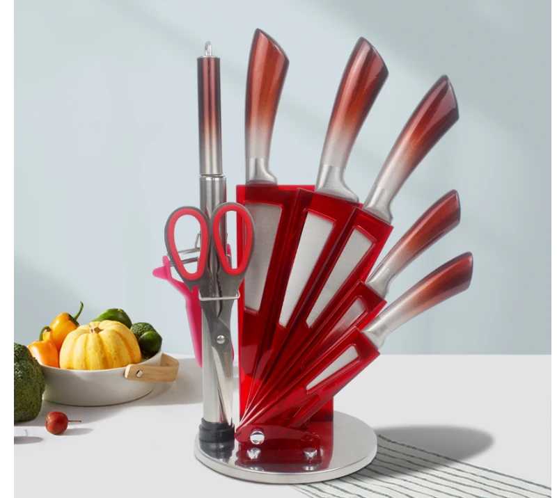 HS2017 8pcs Set Kitchen Knife