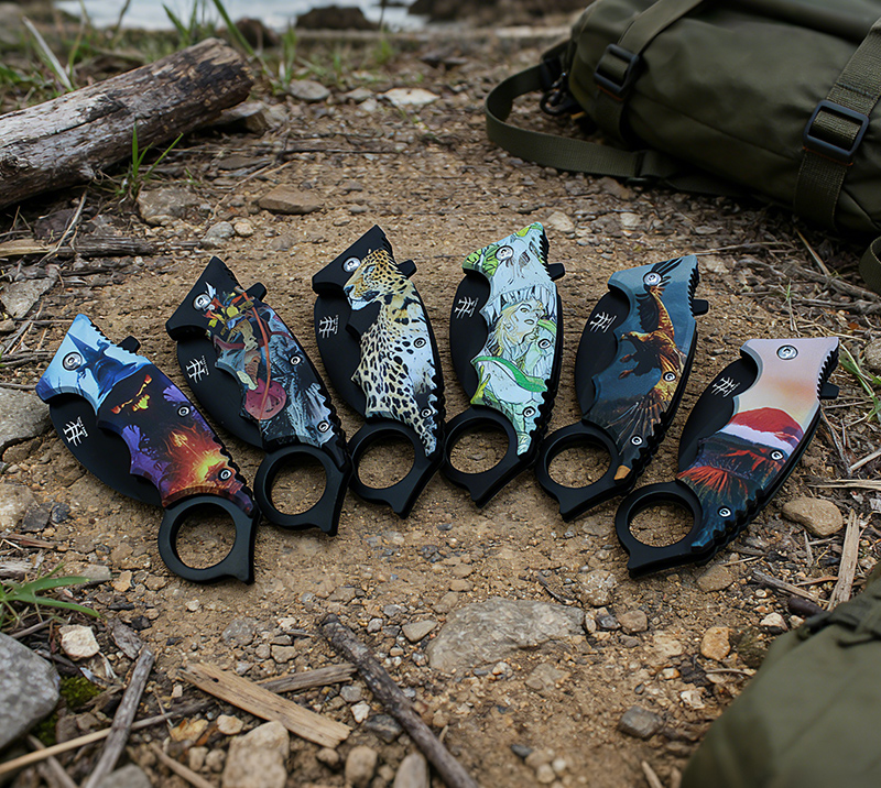 Folding Knife with 3D Printed Handle | Portable & Safe Outdoor folding Knife