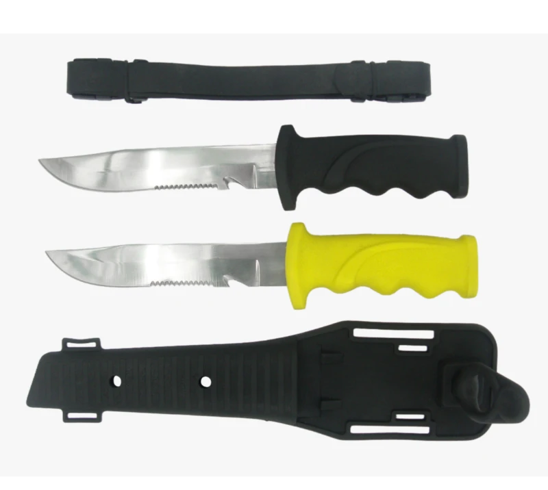 FK70 4PCS Outdoor Survival knife set with 2pcs Survival knives, leg strap & Sheath