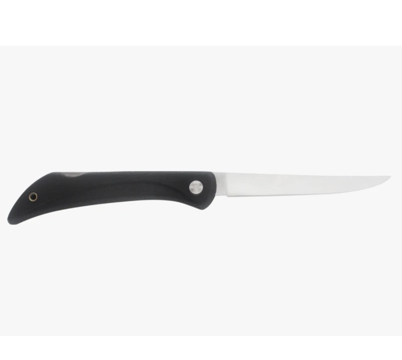 FK121 3CR13 Stainless Steel Fixed Blade Fillet/Outdoor Knife with TPR Handle