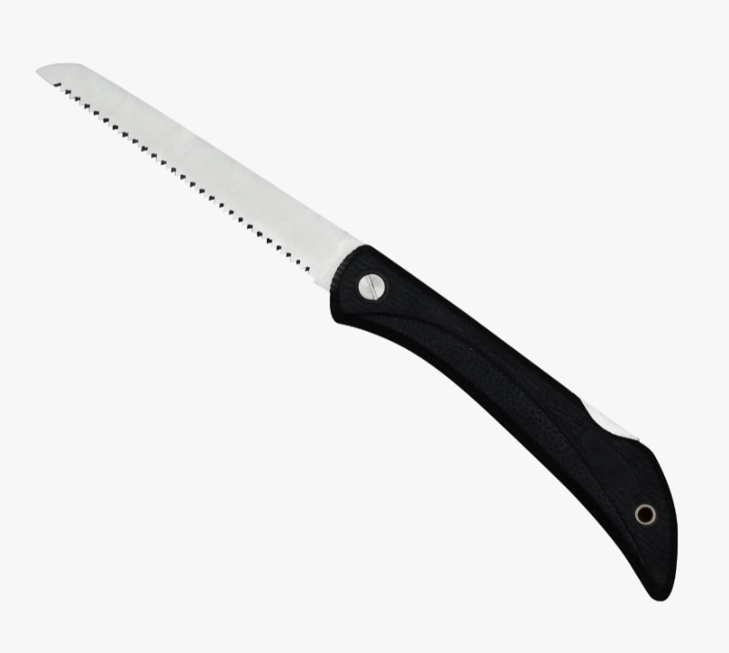 FK121A 3CR13 Stainless Steel Fixed Blade Outdoor Saw Knife With TPR Handle