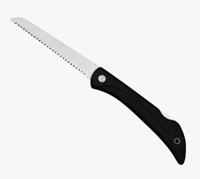 FK121A 3CR13 Stainless Steel Fixed Blade Outdoor Saw Knife With TPR Handle