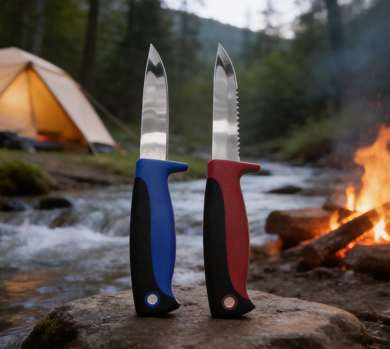 FK20 3-Piece Fillet Knife Set with Sheath, Stainless Steel Fishing Knives for Outdoor & Kitchen Use