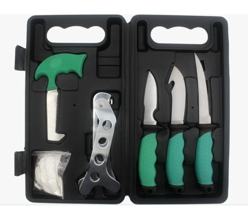 IMG_3496FKS22-07 7PCS 6PCS Hunting Fishing Tool Set with Hard Case, Fillet Gut Hook Saw Outdoor Surv