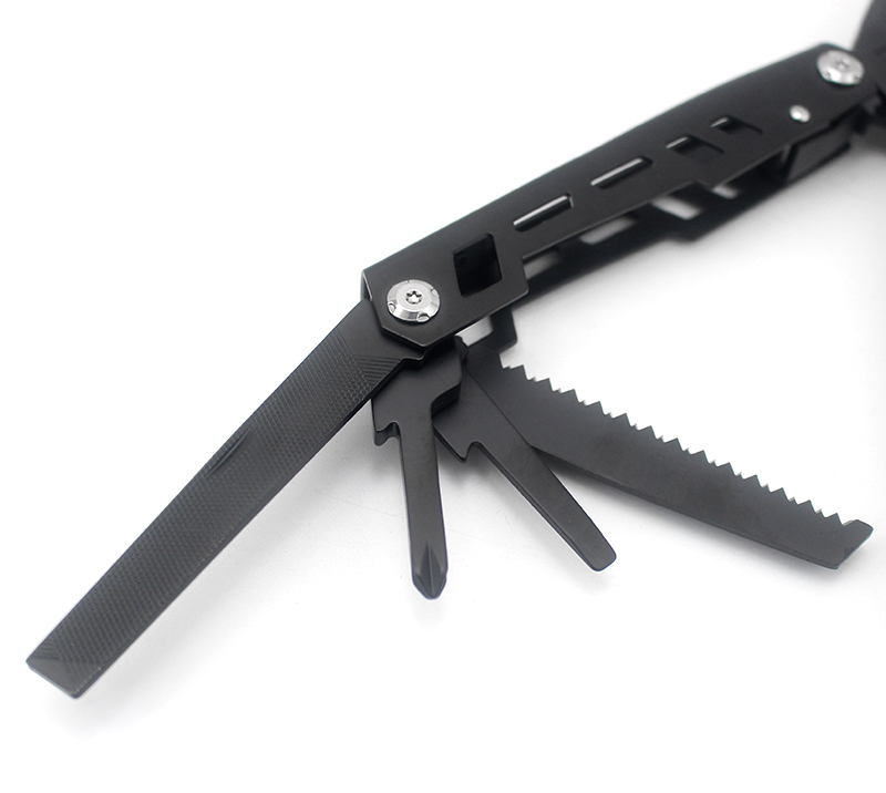 S02319 9-in-1 Stainless Steel Multi-tool Pliers, Ultimate EDC Survival Tool for Outdoor Adventures