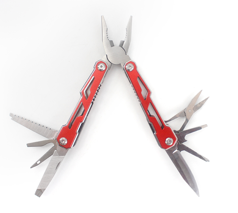 S02336 Heavy Duty Multi-function Pliers, All-in-One Pocket Tool for Camping, Hiking & Emergency Use