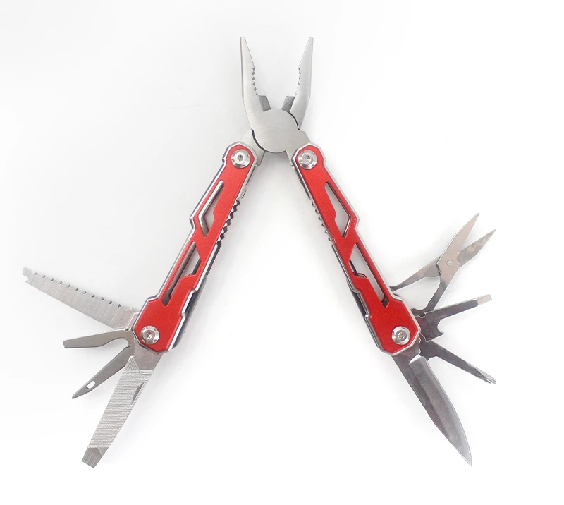 S02336 Heavy Duty Multi-function Pliers, All-in-One Pocket Tool for Camping, Hiking & Emergency Use