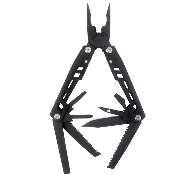 S02319 9-in-1 Stainless Steel Multi-tool Pliers, Ultimate EDC Survival Tool for Outdoor Adventures