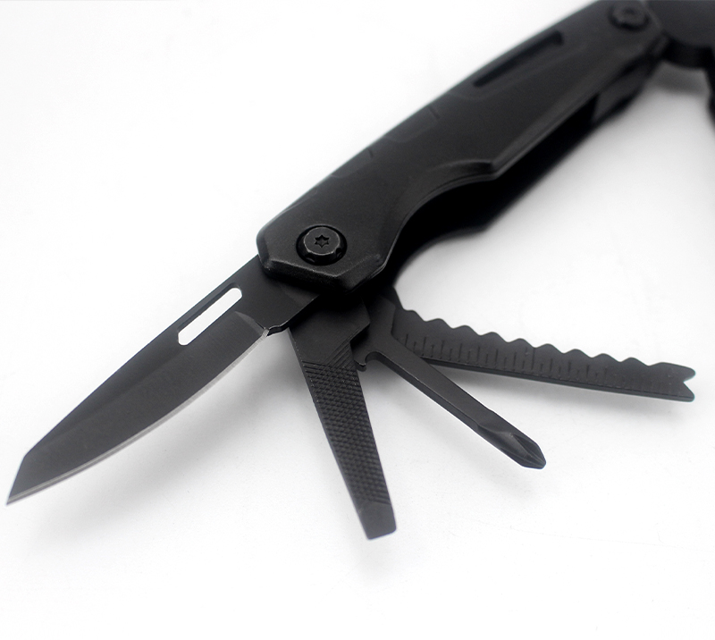 PA-40B 9-in-1 Stainless Steel Multi-tool Pliers, Ultimate EDC Survival Tool for Outdoor Adventures