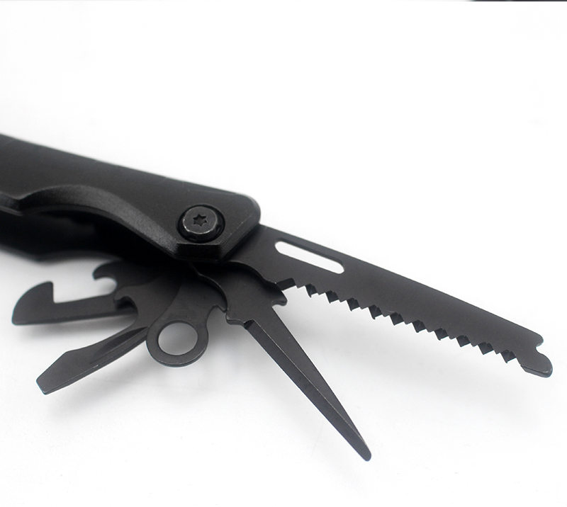 PA-40B 9-in-1 Stainless Steel Multi-tool Pliers, Ultimate EDC Survival Tool for Outdoor Adventures