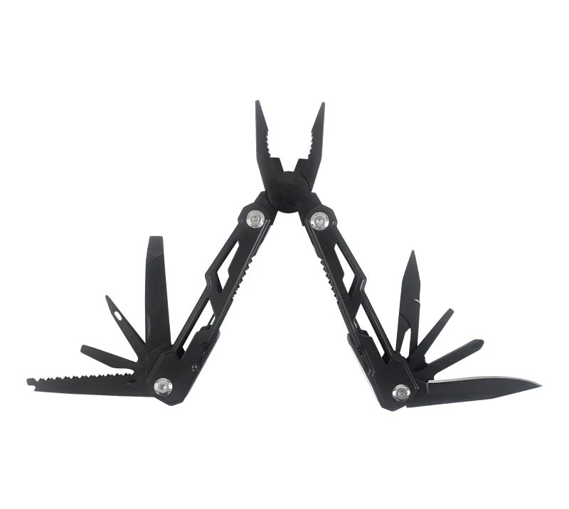 S02337 Heavy Duty Multi Tool Pliers, All-in-One EDC Gear with Wire Cutter, File & Can Opener