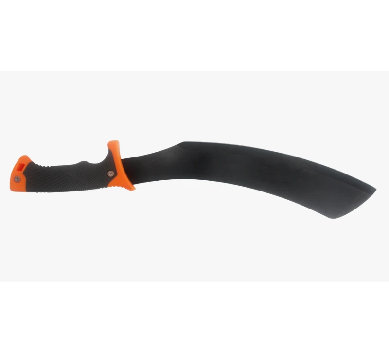S1003 Black Blade Outdoor Cleaver with TPR Handle, 3CR13 Stainless Steel Chopping Knife, Professiona