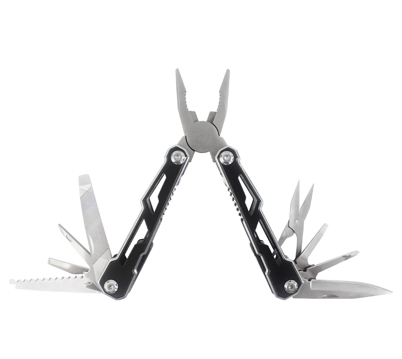 S02335 Multi-tool Pliers, Stainless Steel EDC Survival Tool with Multiple Functions