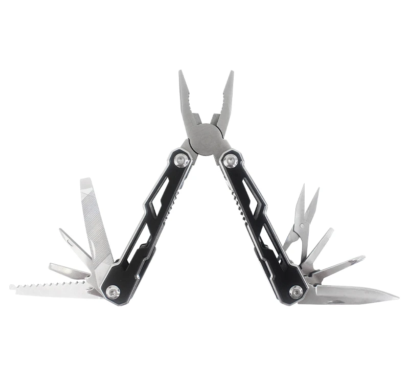 S02335 Multi-tool Pliers, Stainless Steel EDC Survival Tool with Multiple Functions