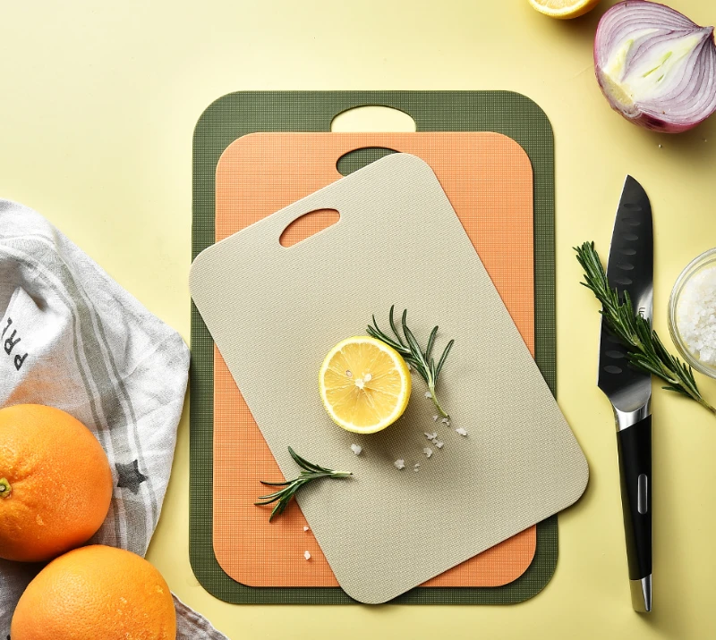 JH3324 3PCS Chopping Board Set for Kitchen, PP plastic Cutting Board, Reversible