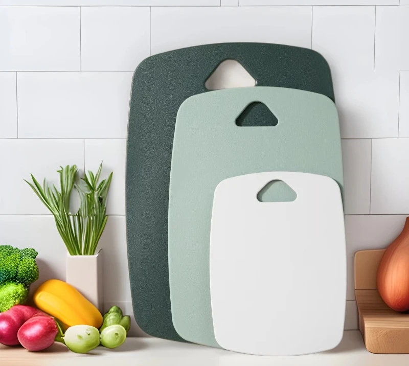 JH3321 Plastic Cutting Boards Set of 3 Extra Large for Kitchen, Reversible Chopping Board