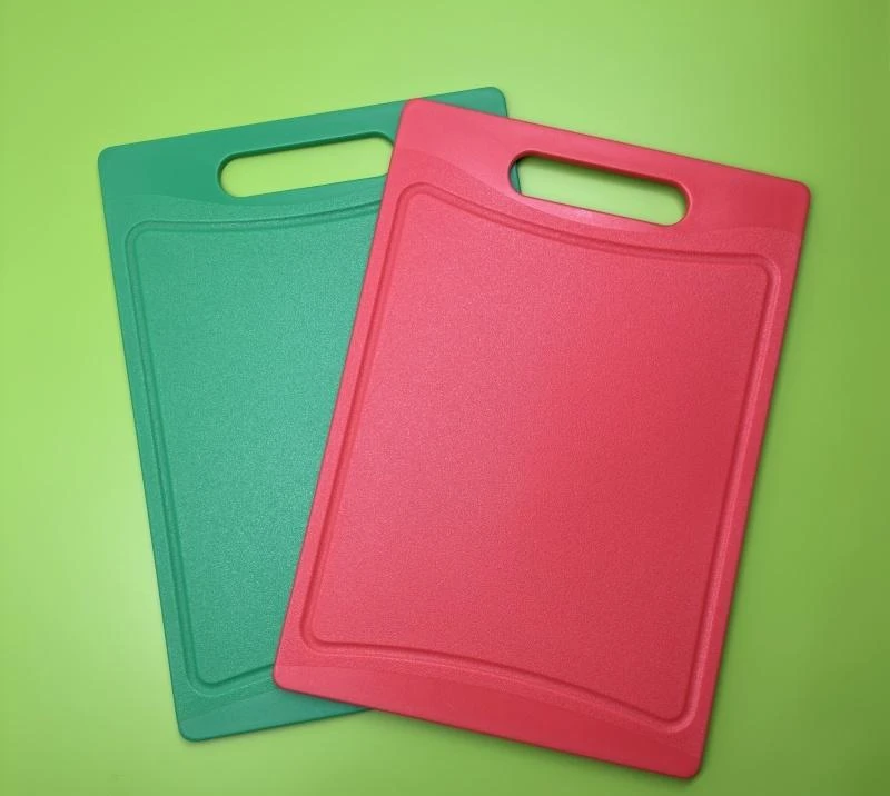 JH3323 2PCS PP Cutting Board Set/ Plastic Chopping Board with easy Grip Handle
