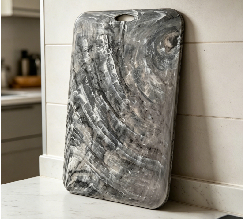 HYS2203 COOKBEST Plastic Cutting Board, Extra Large for Kitchen, Marble pattern Cutting Board