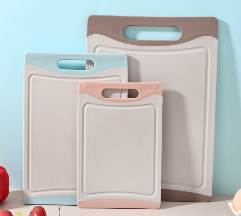QJ4009  Food Grade PP Cutting Board with Non-Slip Grip & Juice Groove
