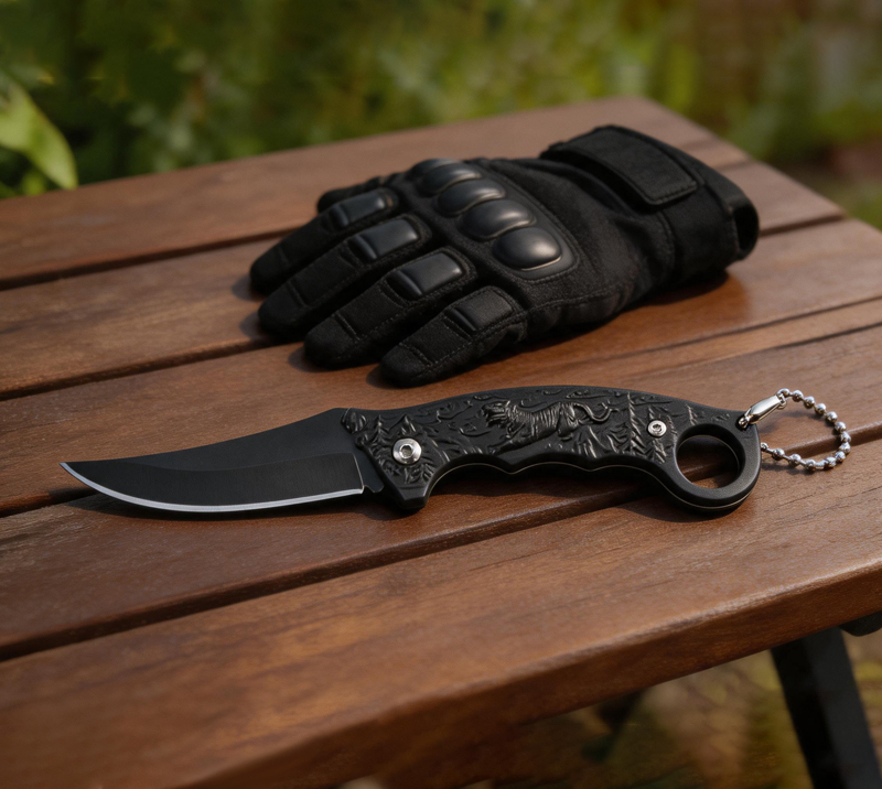 Foldable Outdoor Pocket Knife for Camping, Hunting and Backpacking/Out door Survival Knife