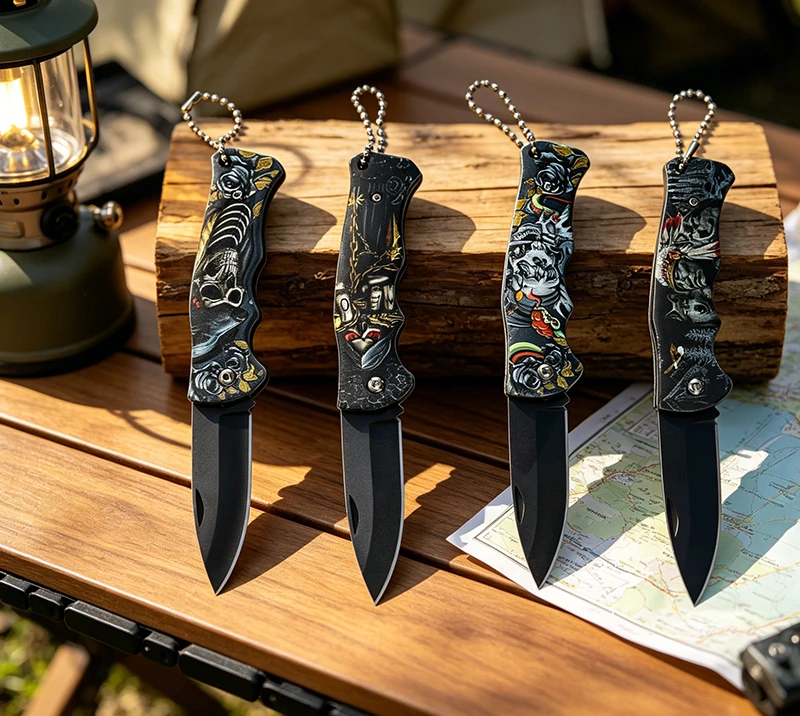 Qutdoor Survival Knife with Sharp Blade & Anti-Slip Handle - Ideal for Camping, Backpacking, Hunting